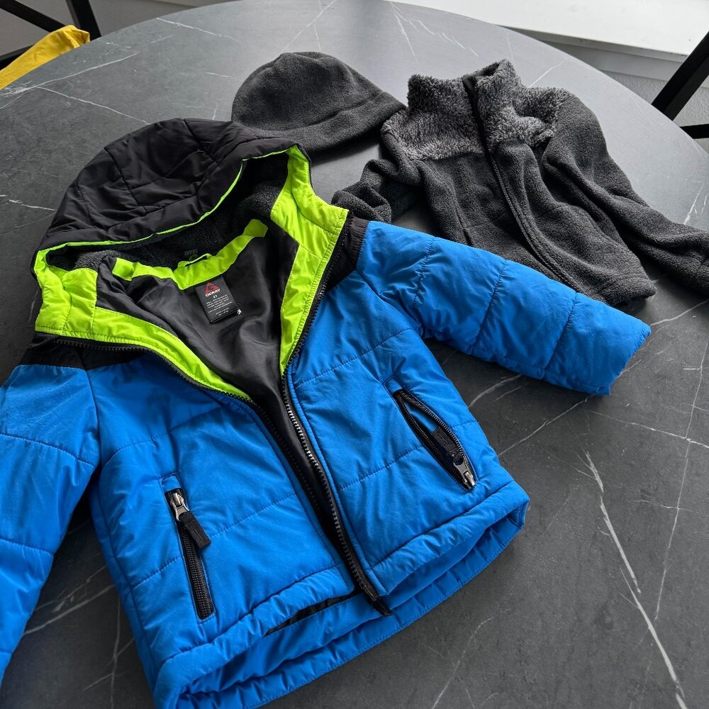 3-in-1 Kids Winter/Spring Jacket Set (2T) - Great Condition